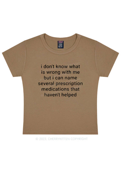 Can Name Several Prescription Medications Y2K Baby Tee Cherrykitten