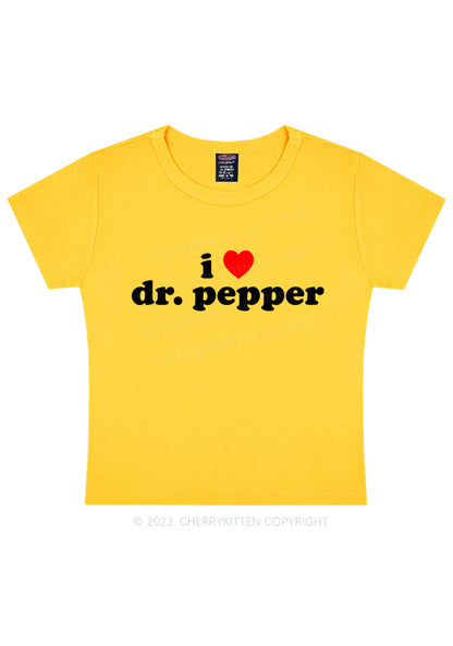 I Love Dr Pepper Y2K Baby Tee Cherrykitten