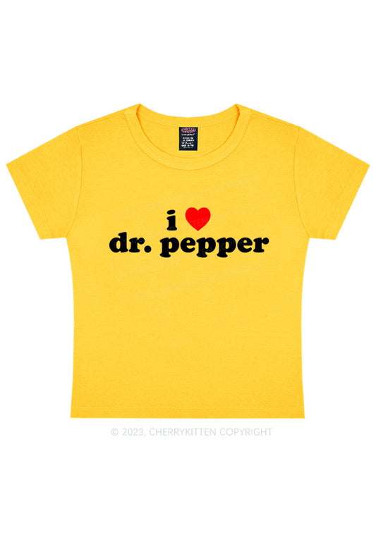 I Love Dr Pepper Y2K Baby Tee Cherrykitten