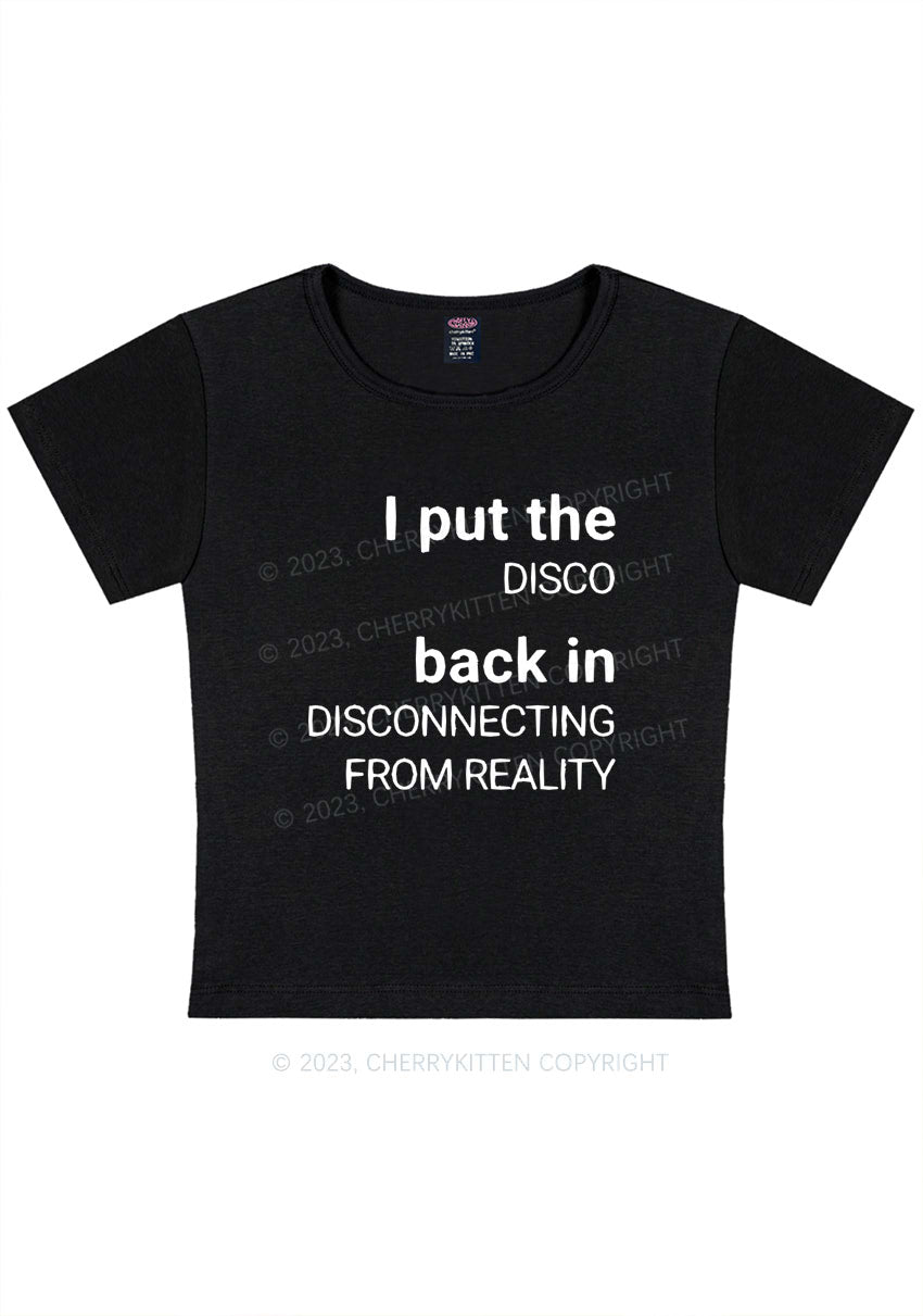 Curvy Disconnecting From Reality Y2K Baby Tee Cherrykitten