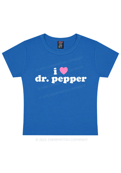 I Love Dr Pepper Y2K Baby Tee Cherrykitten