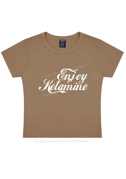 Enjoy Your K Y2K Baby Tee Cherrykitten