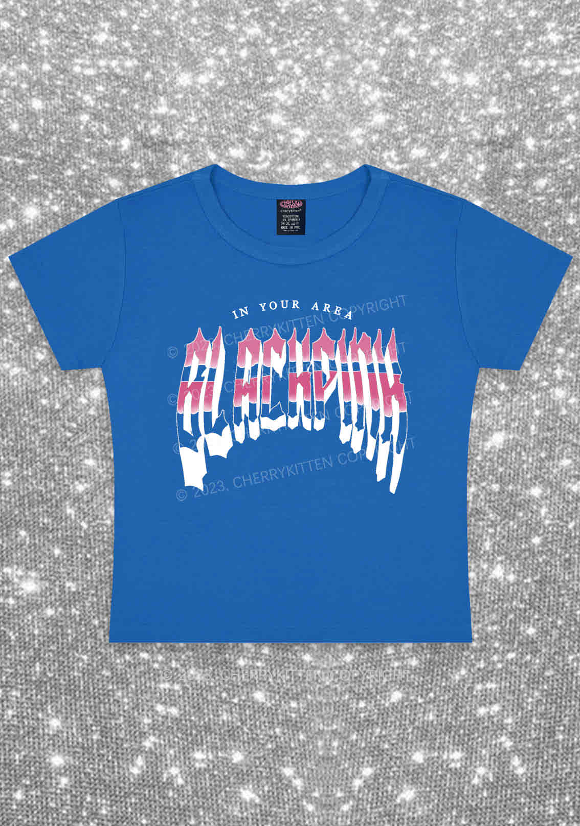 BP Area Kpop Y2K Baby Tee Cherrykitten