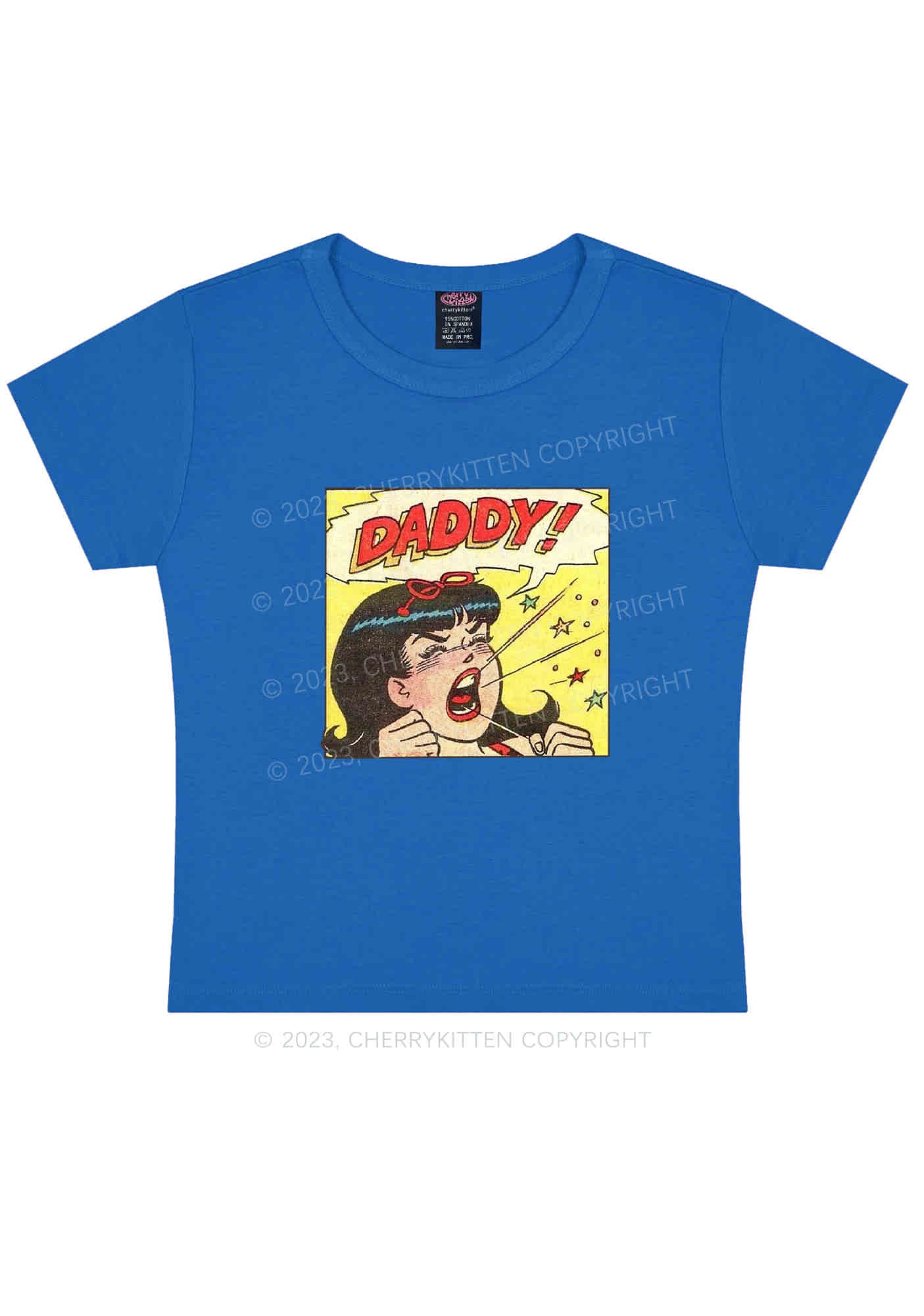 Call For Daddy Y2K Baby Tee Cherrykitten