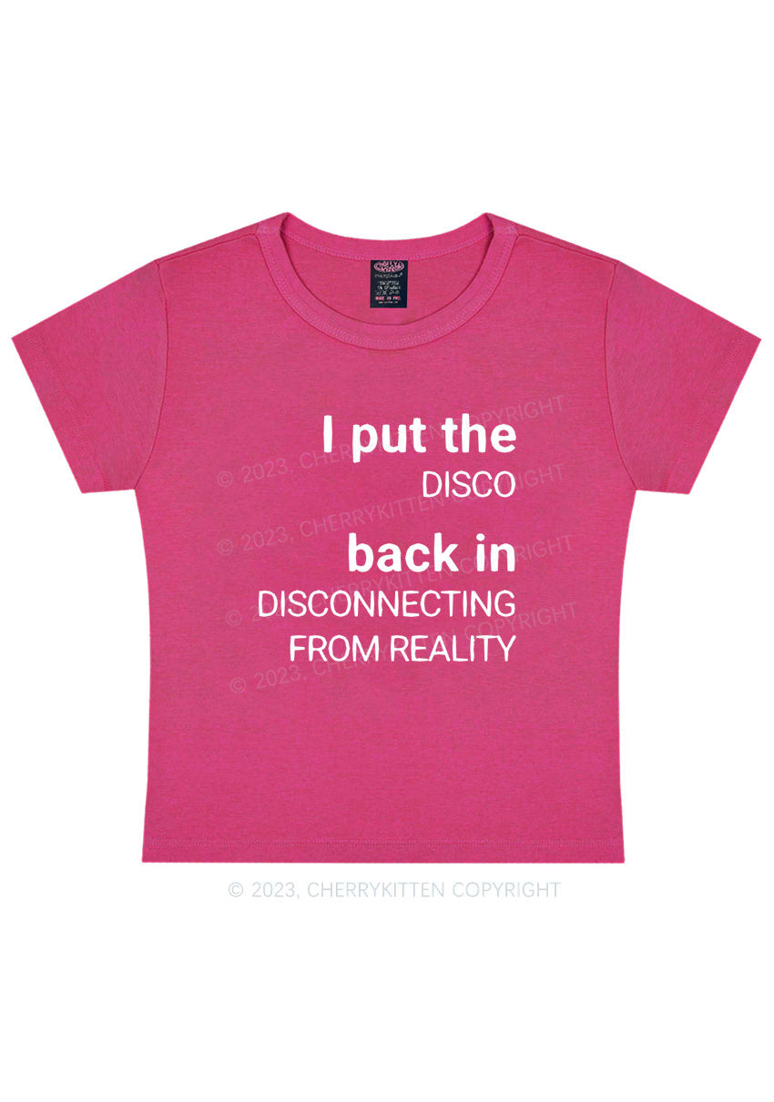 Curvy Disconnecting From Reality Y2K Baby Tee Cherrykitten