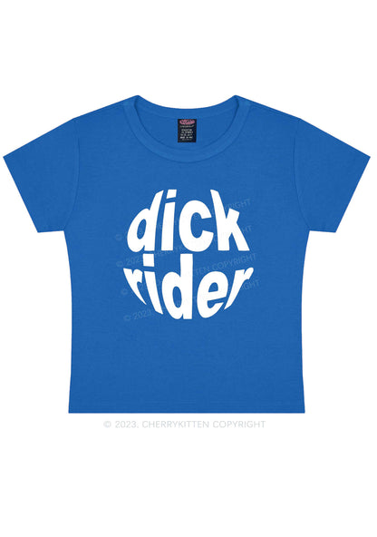 Big Dxxk Rider Y2K Baby Tee Cherrykitten