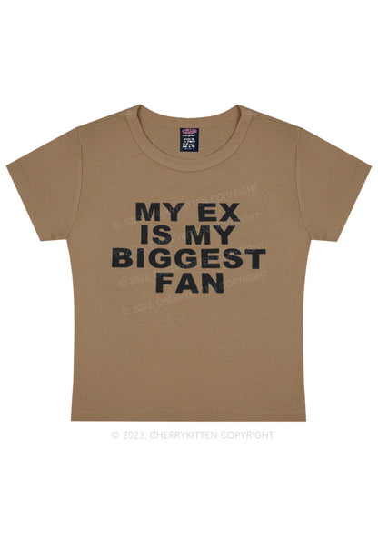 My Ex Is My Biggest Fan Y2K Baby Tee Cherrykitten
