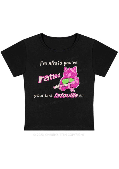 Curvy Ratted Your Last Tatouille Sir Y2K Baby Tee Cherrykitten