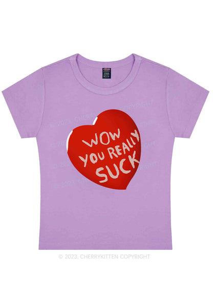 Curvy Wow You Really Y2K Baby Tee Cherrykitten