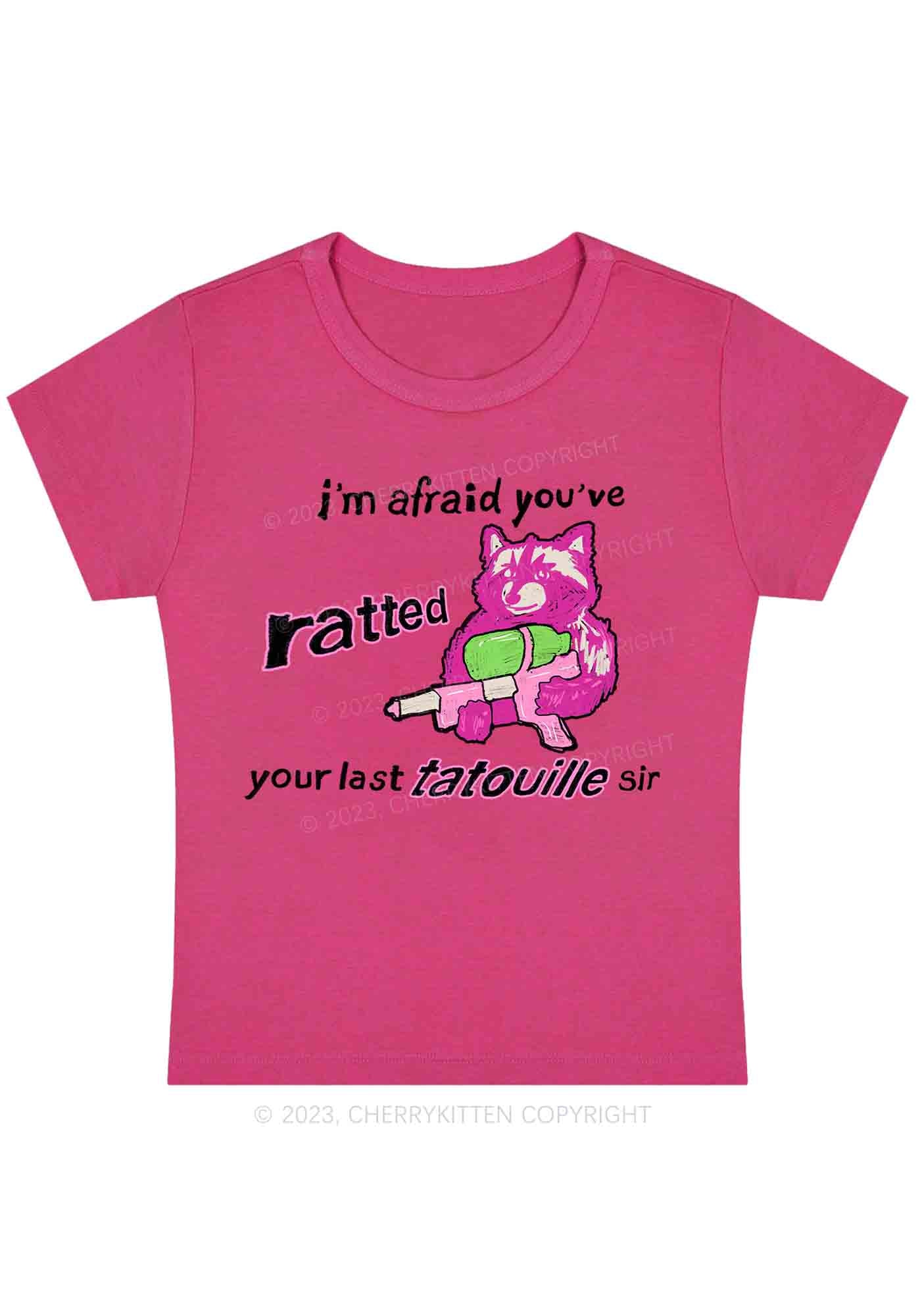 Curvy Ratted Your Last Tatouille Sir Y2K Baby Tee Cherrykitten