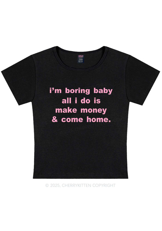 Im Boring Baby Y2K Baby Tee Cherrykitten
