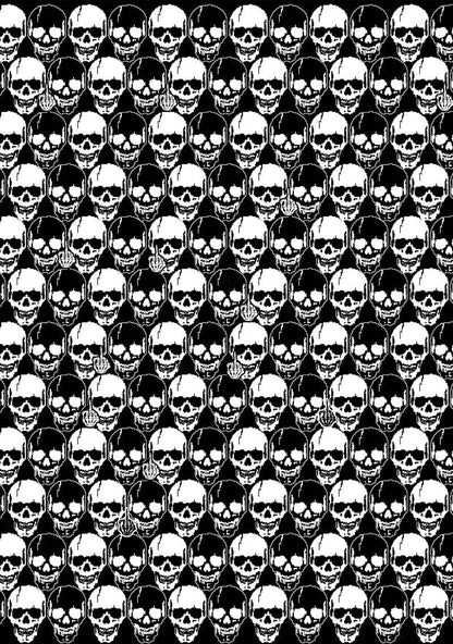 Fxck Skulls Y2K Print Cami Shorts Pajama Set Cherrykitten