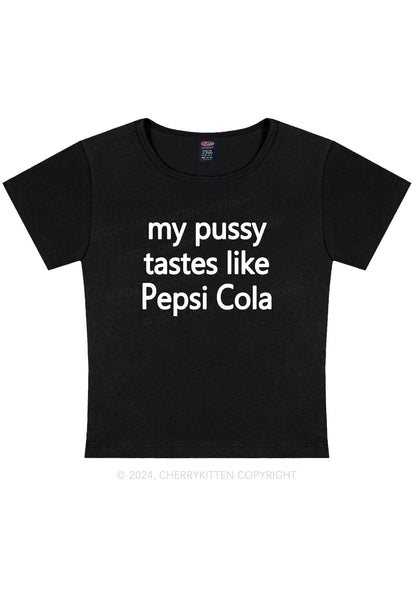 Tastes Like Cola Y2K Baby Tee Cherrykitten