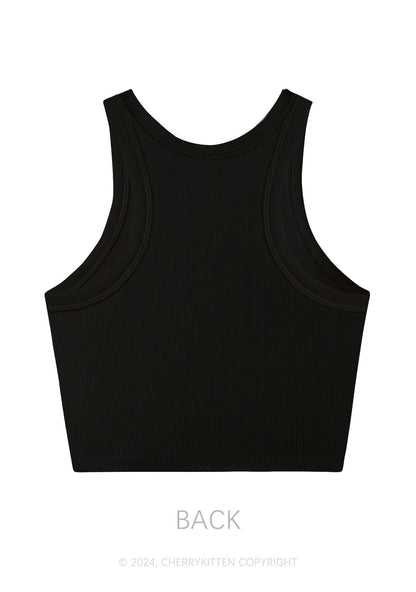 Be Different Girl Y2K Crop Tank Top Cherrykitten