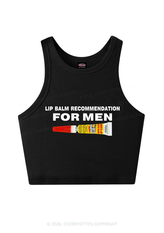 Lip Balm Recommendation For Men Y2K Crop Tank Top Cherrykitten