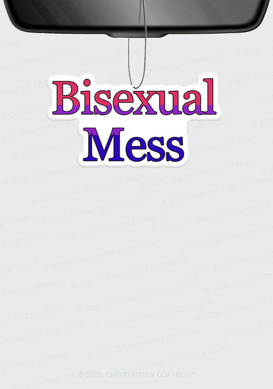 Bisexual Mess Pride 1Pc Y2K Car Air Freshener Cherrykitten