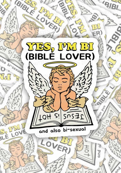 Bible Lover Pride 1Pc Y2K Sticker Cherrykitten