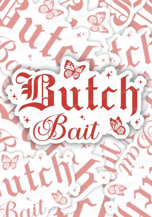 Butch Bait Pride 1Pc Y2K Sticker Cherrykitten