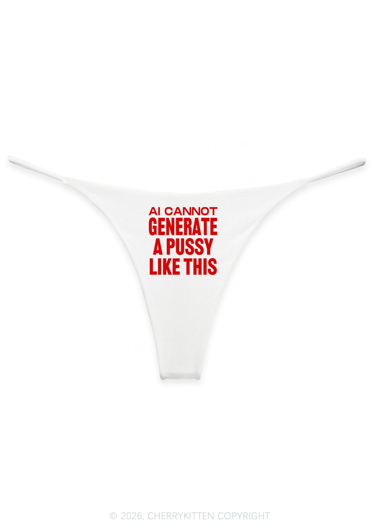 Ai Cannot Generate Puxxy Y2K Bikini String Thong Cherrykitten
