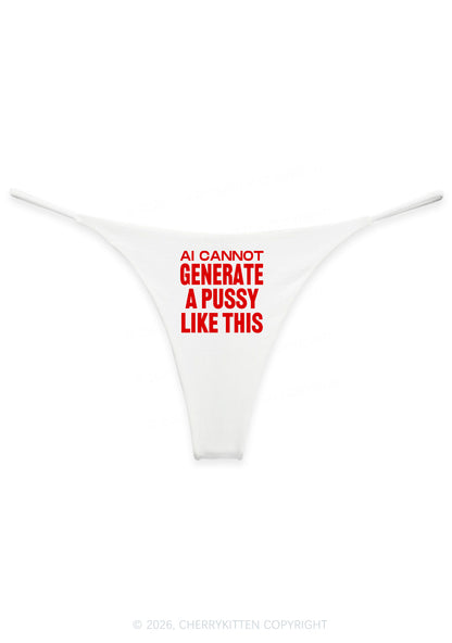 Ai Cannot Generate Puxxy Y2K Bikini String Thong Cherrykitten