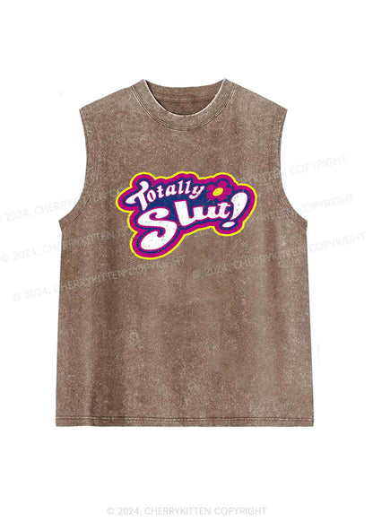 Totally Slxt Y2K Washed Tank Cherrykitten