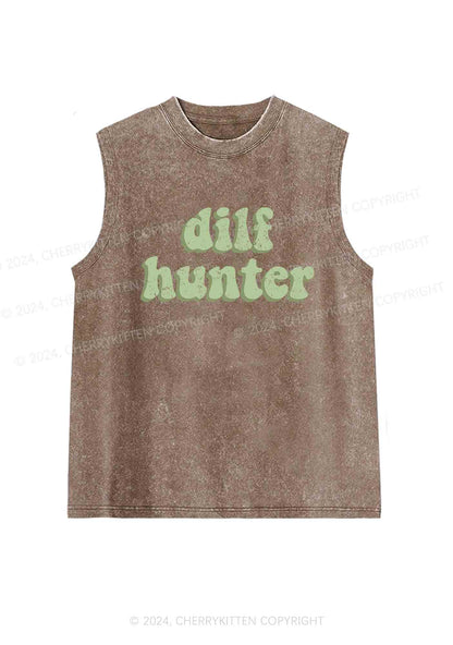 Green Hunter Y2K Washed Tank Cherrykitten