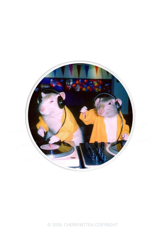 DJ Rats Y2K Magnetic Phone Grip Holder Cherrykitten