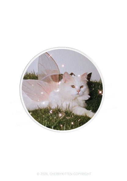 Fairy Cat Y2K Magnetic Phone Grip Holder Cherrykitten