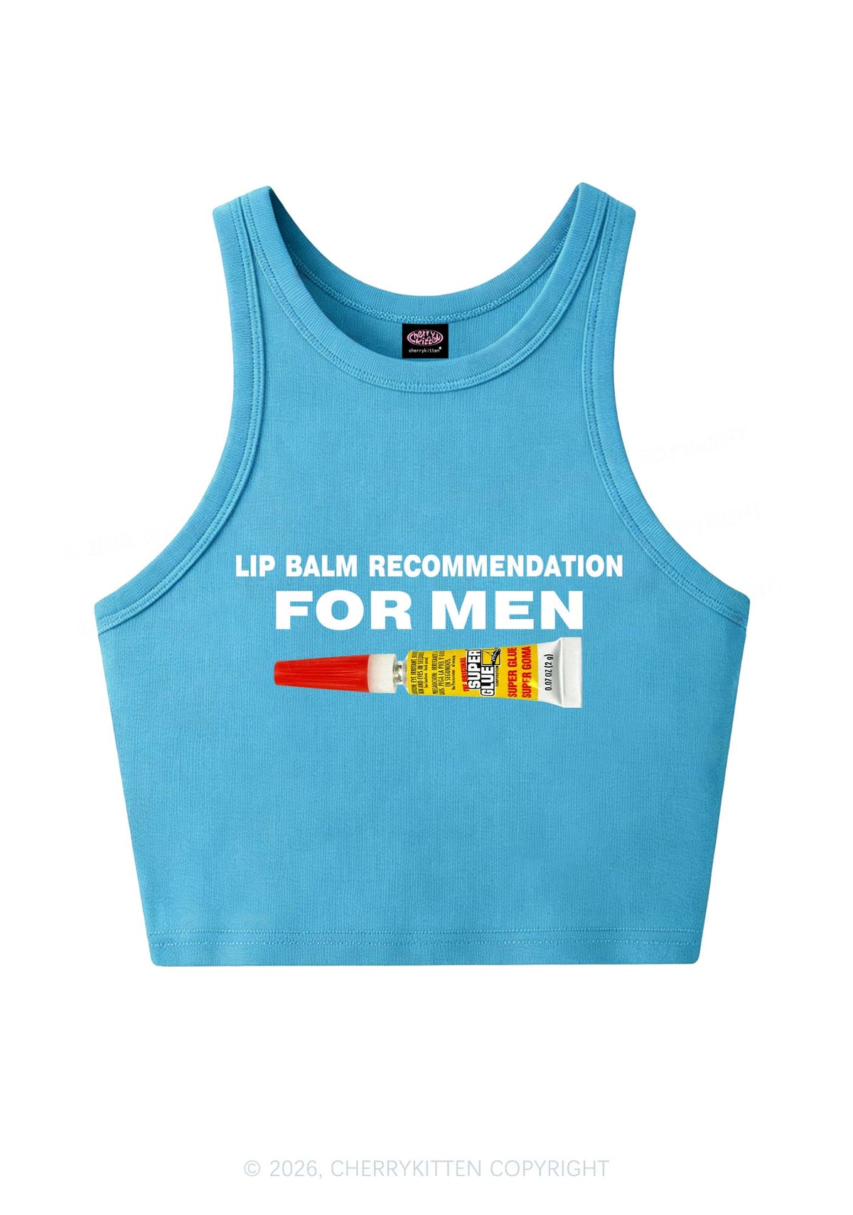 Lip Balm Recommendation For Men Y2K Crop Tank Top Cherrykitten