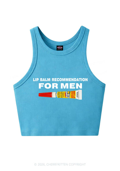 Lip Balm Recommendation For Men Y2K Crop Tank Top Cherrykitten