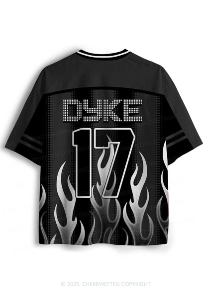Custom Dyke Pride Y2K Sport Jersey Shirts Cherrykitten