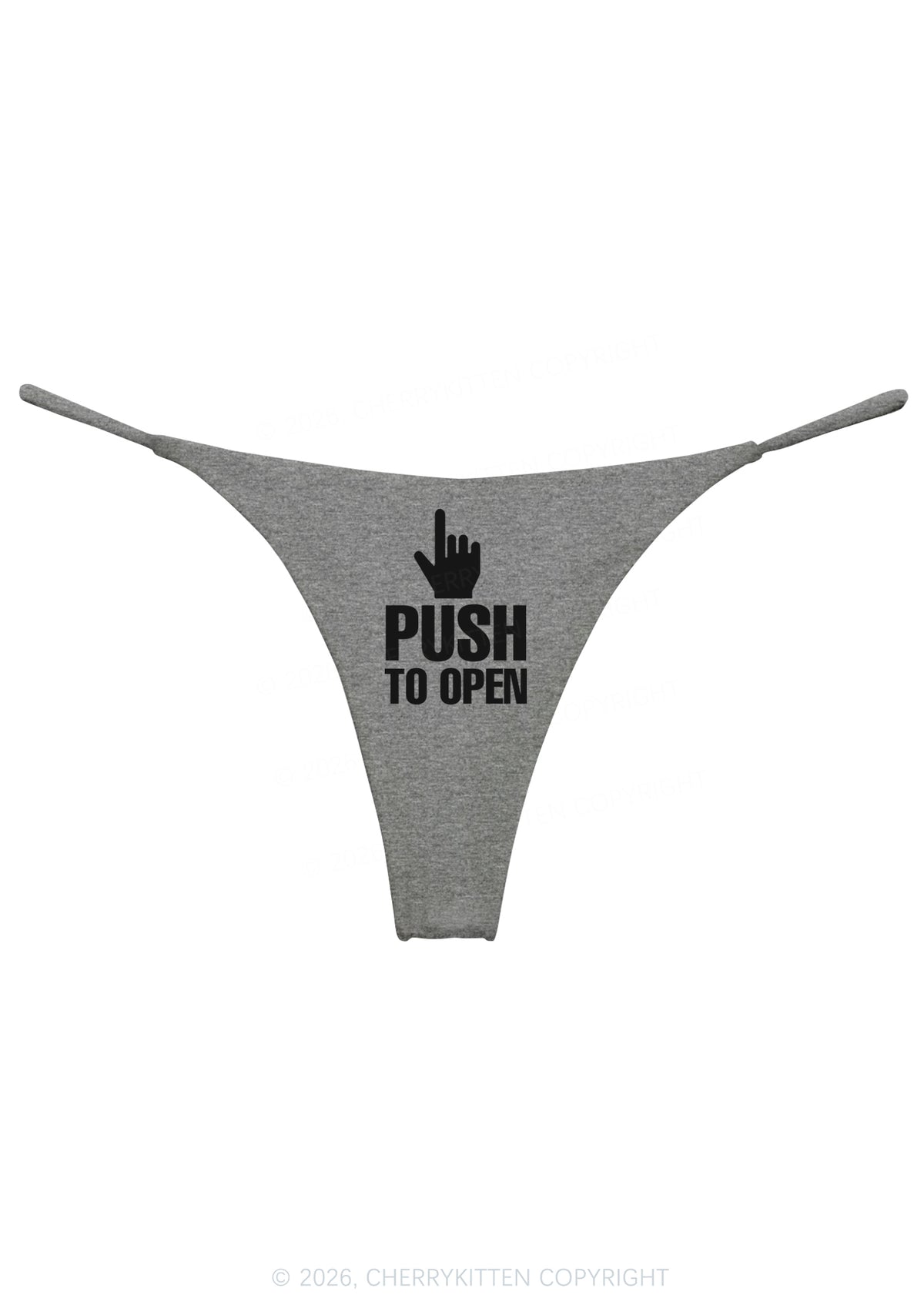 Push To Open Y2K Bikini String Thong Cherrykitten