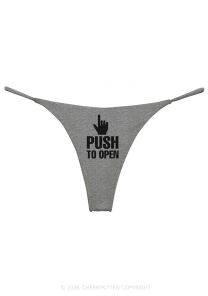 Push To Open Y2K Bikini String Thong Cherrykitten