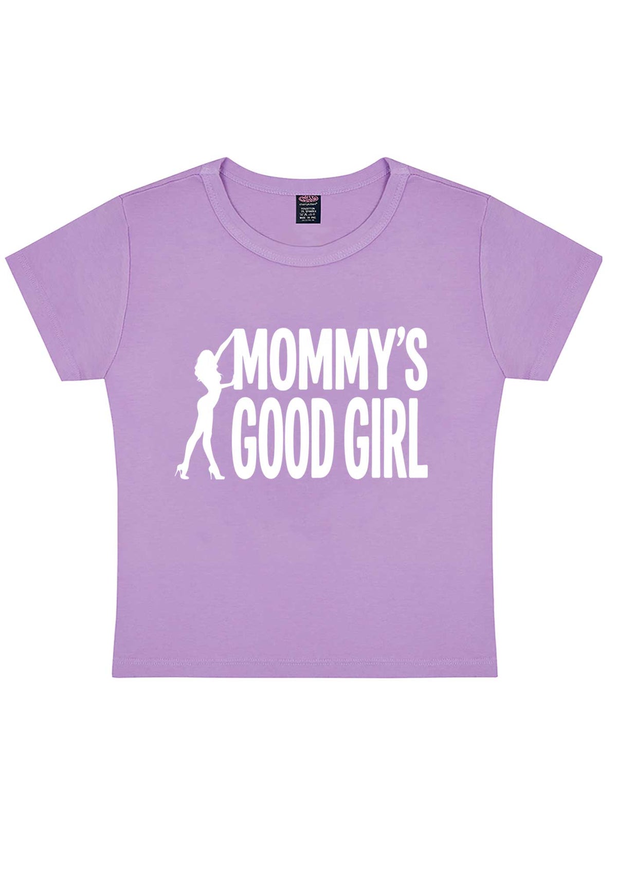 Mommys Good Girl Y2K Baby Tee Cherrykitten