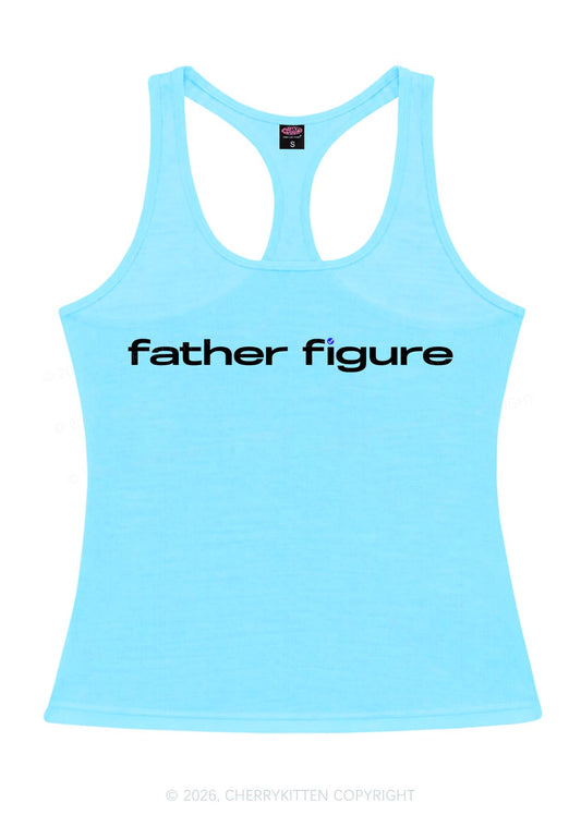 Father Figure Y2K Women Racerback Tank Top Cherrykitten