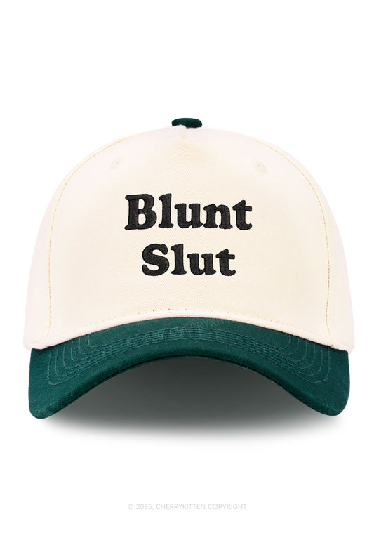 Blunt Slxt Y2K Color Block Baseball Cap Cherrykitten
