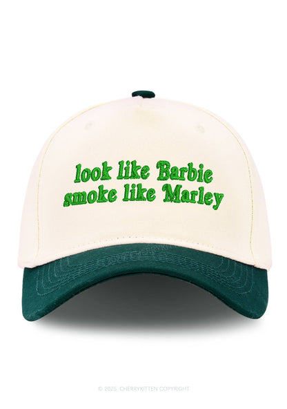 Smoke Like Marley Y2K Color Block Baseball Cap Cherrykitten