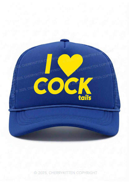 I Love Cocktails Y2K Trucker Hat Cherrykitten