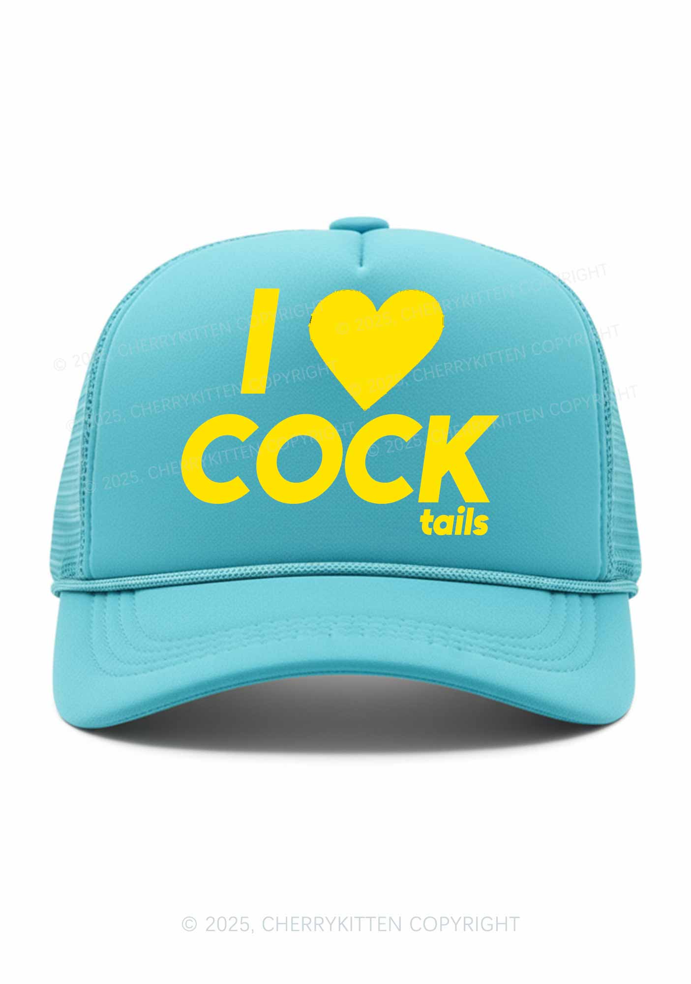 I Love Cocktails Y2K Trucker Hat Cherrykitten
