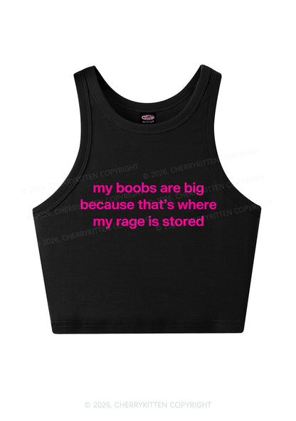My Bxxbs Stored Rage Y2K Crop Tank Top Cherrykitten