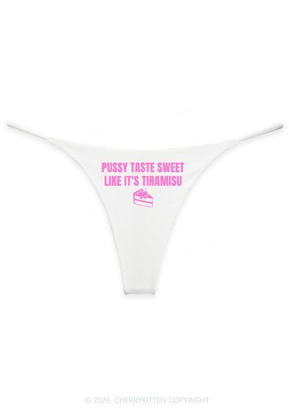 Puxxy Taste Sweet Y2K Bikini String Thong Cherrykitten