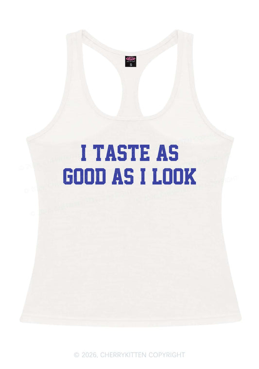 Taste Good Y2K Women Racerback Tank Top Cherrykitten