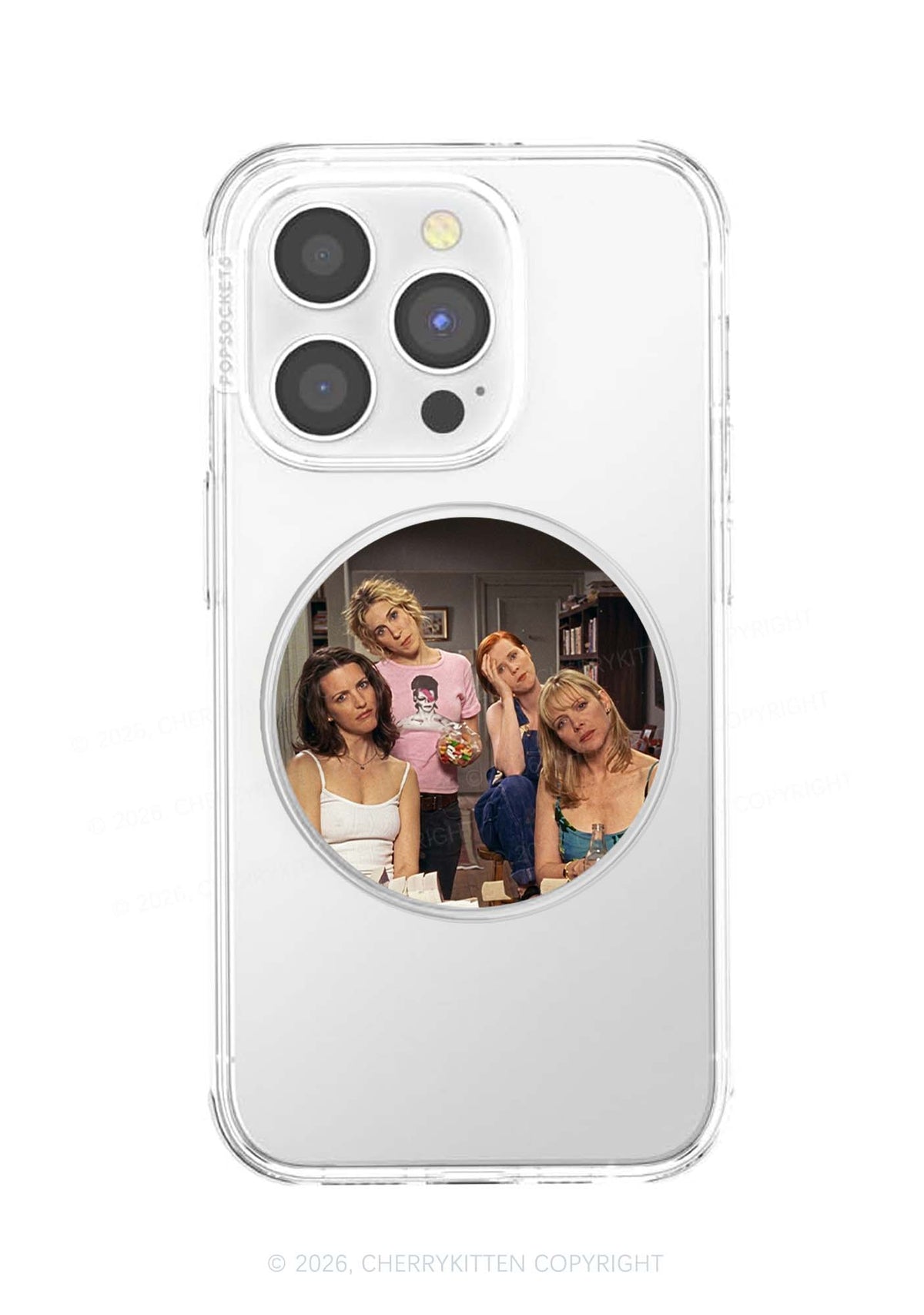 Girl Puzzled Y2K Magnetic Phone Grip Holder Cherrykitten