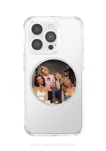 Girl Puzzled Y2K Magnetic Phone Grip Holder Cherrykitten
