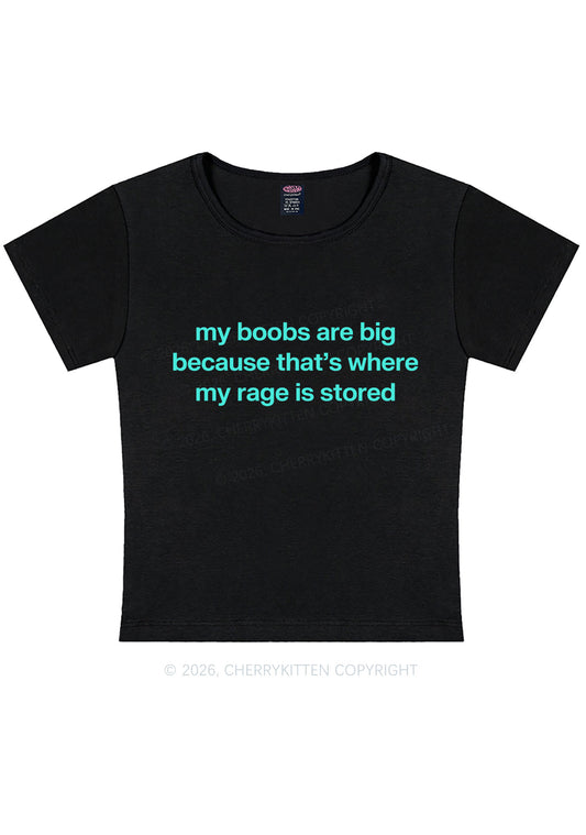 My Bxxbs Stored Rage Y2K Baby Tee Cherrykitten