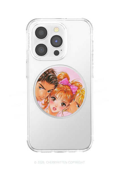 Love Triangle Y2K Magnetic Phone Grip Holder Cherrykitten