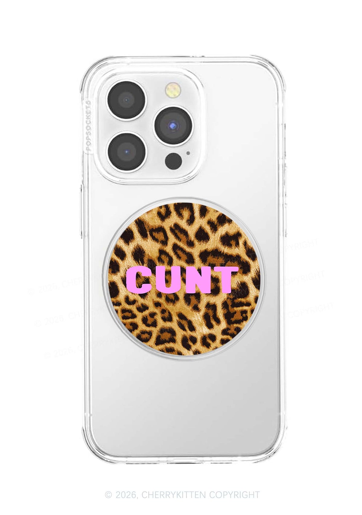 Cxxt Leopard Y2K Magnetic Phone Grip Holder Cherrykitten