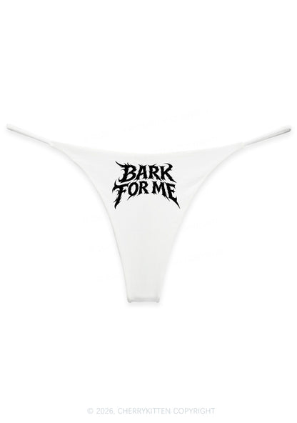 Gothic Bark For Me Y2K Bikini String Thong Cherrykitten