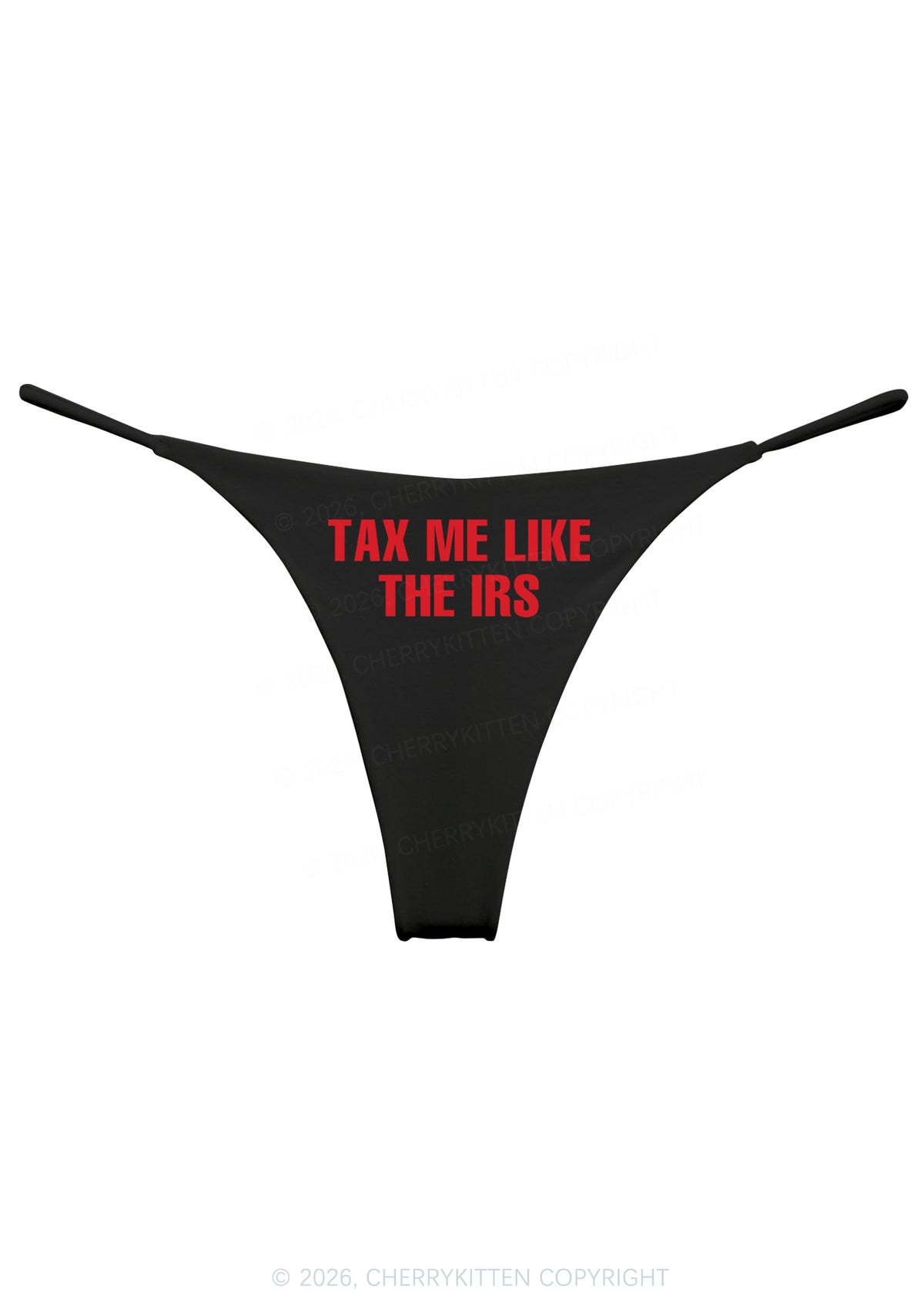 Tax Me Y2K Bikini String Thong Cherrykitten