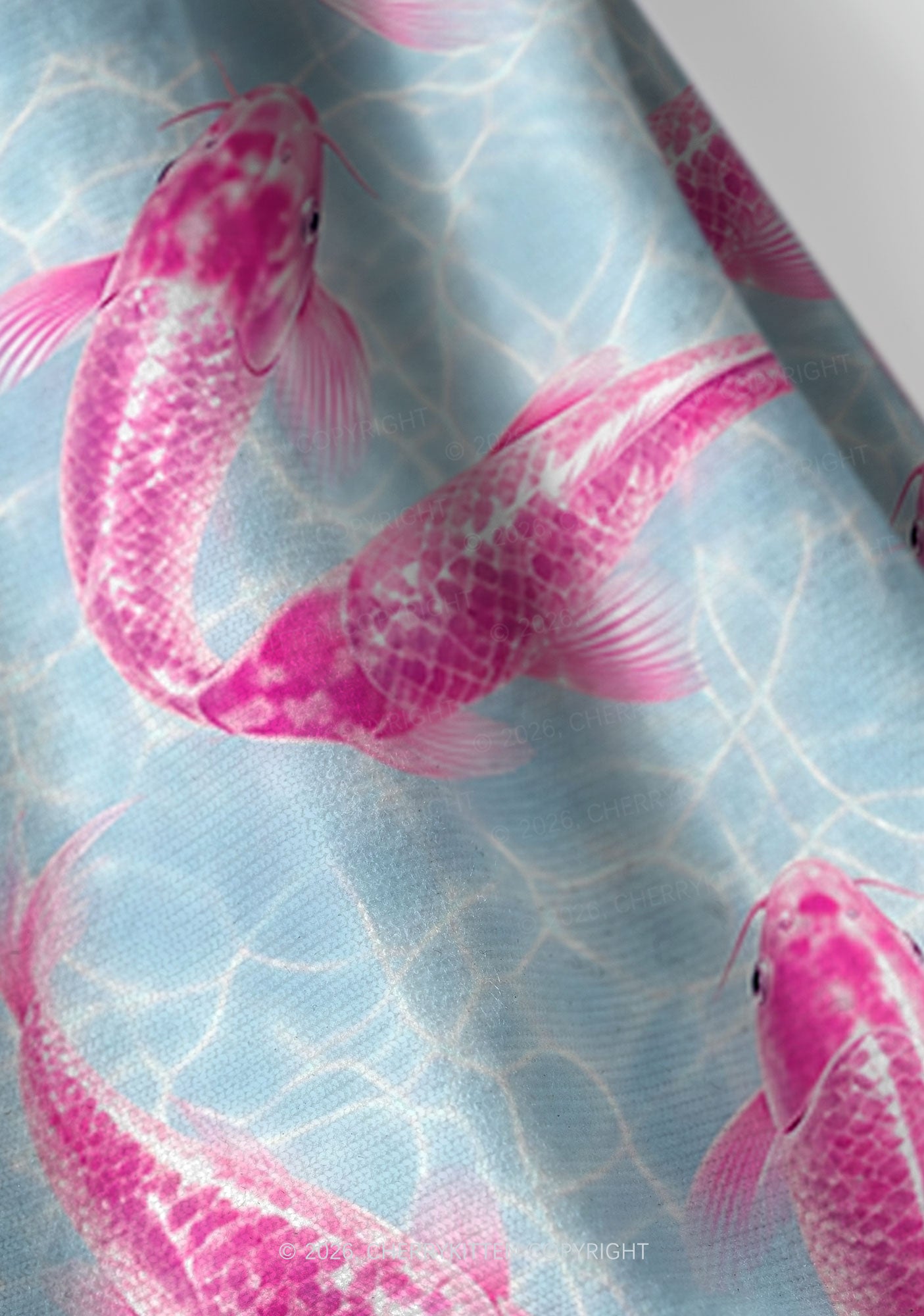 Pink Koi Fish Y2K Print Headband Cherrykitten